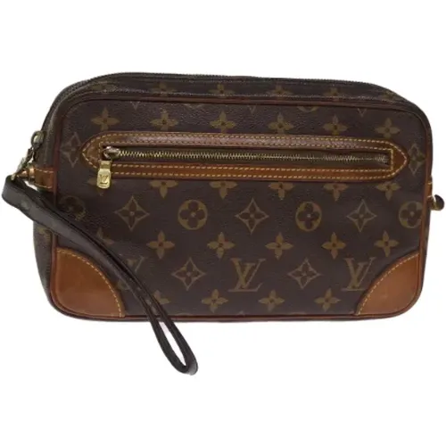 Pre-owned Canvas clutches , female, Sizes: ONE SIZE - Louis Vuitton Vintage - Modalova