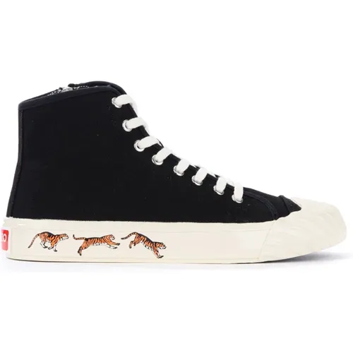 High Top Sneakers school , male, Sizes: 8 UK - Kenzo - Modalova