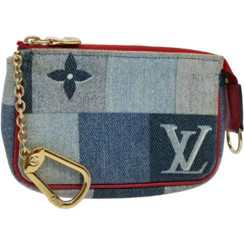 Pre-owned Denim pouches , female, Sizes: ONE SIZE - Louis Vuitton Vintage - Modalova