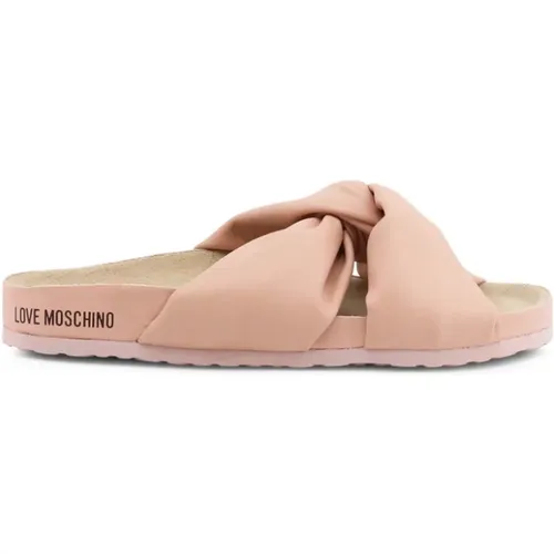 Frühling/Sommer Damen Synthetik Sneakers , Damen, Größe: 37 EU - Love Moschino - Modalova