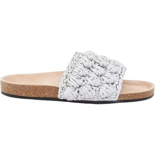 Silver Braided Sandals , female, Sizes: 5 UK, 4 UK, 6 UK - JW Anderson - Modalova