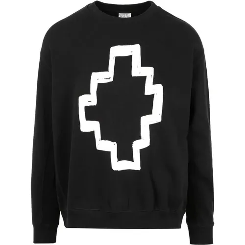 Cotton Sweatshirt with Logo Print , male, Sizes: M, XL - Marcelo Burlon - Modalova