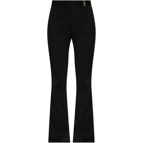 Wool trousers , female, Sizes: S - Versace - Modalova