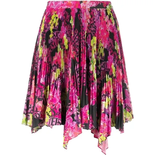 Short skirt , female, Sizes: S - Versace - Modalova