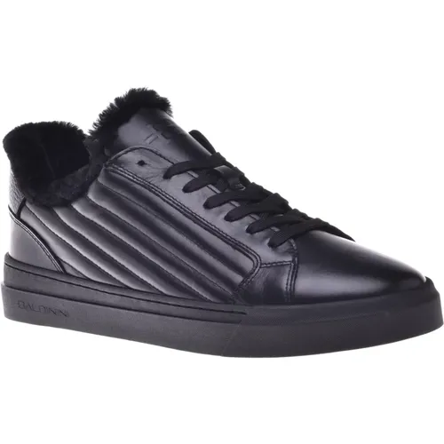 Trainers in quilted leather and leather , male, Sizes: 5 UK, 6 UK, 9 1/2 UK, 8 1/2 UK, 7 1/2 UK, 11 UK, 7 UK, 9 UK, 8 UK, 10 UK - Baldinini - Modalova