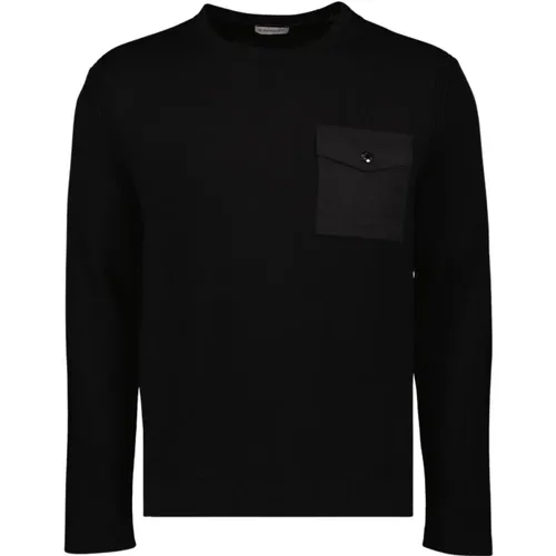 Tasche Crewneck Sweatshirt , Herren, Größe: M - Moncler - Modalova