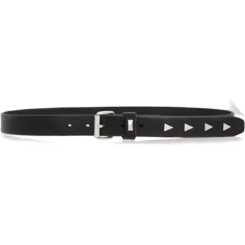 Leather Belt with Silver Buckle , male, Sizes: 100 CM, 90 CM - Our Legacy - Modalova