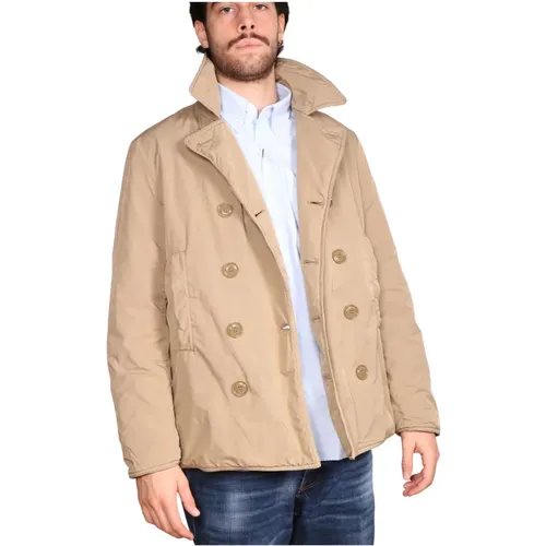 Hopper Double-Breasted Jacket , male, Sizes: XL, L - Aspesi - Modalova