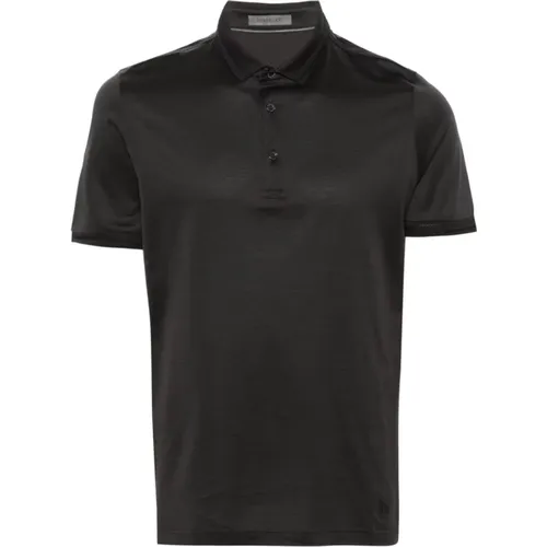 Braune T-Shirts & Polos Ss24 , Herren, Größe: L - Corneliani - Modalova
