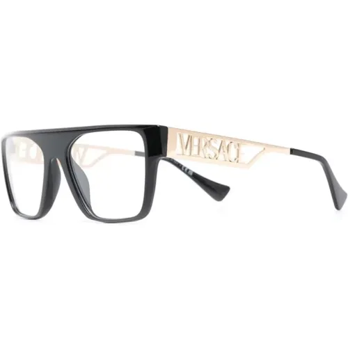Glasses , male, Sizes: 55 MM - Versace - Modalova