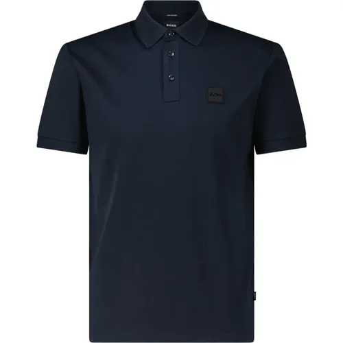 Merzerized Cotton Polo Shirt Parlay , male, Sizes: XL, 3XL, S, M, 2XL - Hugo Boss - Modalova