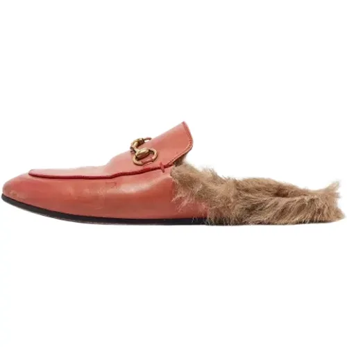 Pre-owned Leather flats , female, Sizes: 4 UK - Gucci Vintage - Modalova