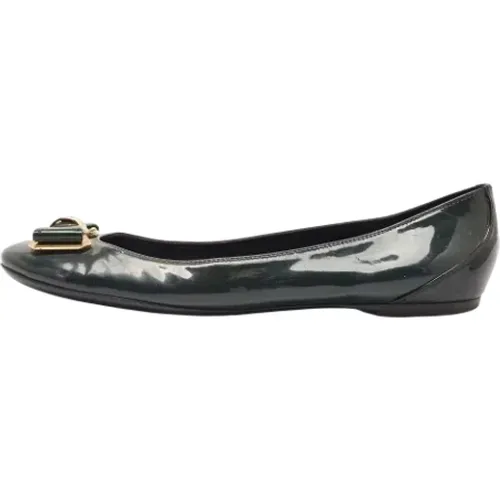 Pre-owned Leder flats , Damen, Größe: 38 1/2 EU - Louis Vuitton Vintage - Modalova