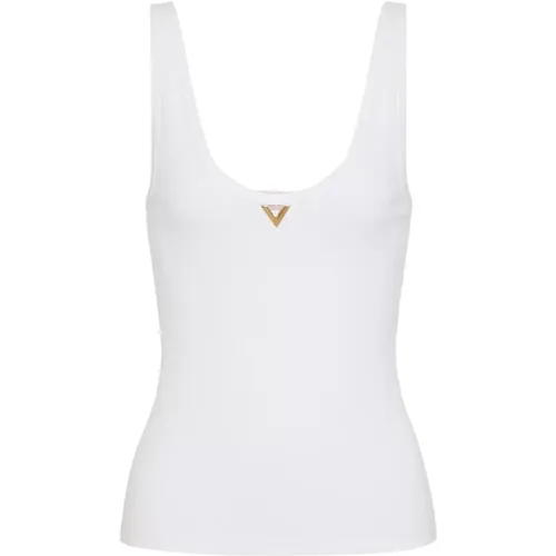 VGold Sleeveless Top , female, Sizes: L - Valentino - Modalova