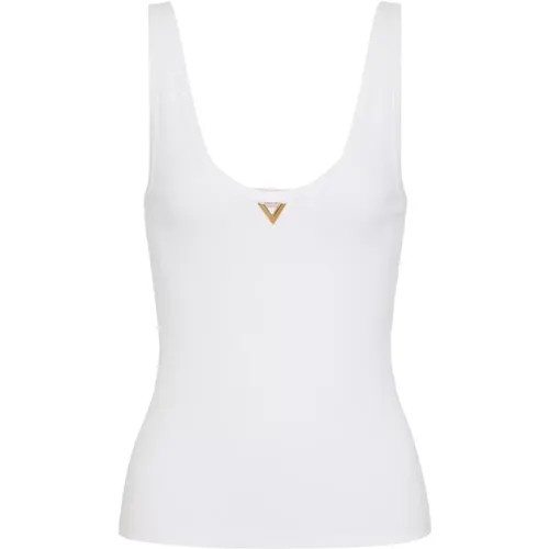 VGold Sleeveless Top , female, Sizes: L, M - Valentino - Modalova
