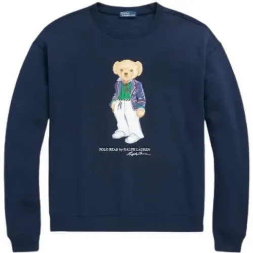 Bären Sweatshirt , Damen, Größe: S - Polo Ralph Lauren - Modalova