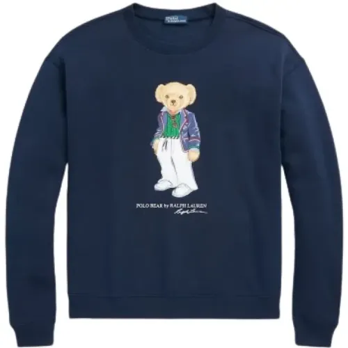Bären Sweatshirt , Damen, Größe: XS - Polo Ralph Lauren - Modalova