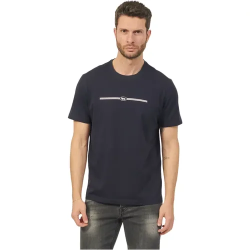 D Logo T-shirt , male, Sizes: 3XL, M - Harmont & Blaine - Modalova