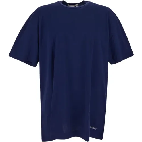 Cotton Logo T-Shirt , male, Sizes: L - Comme des Garçons - Modalova