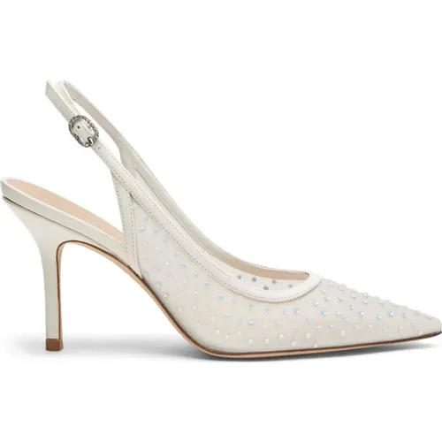 Kristall Mesh Slingback Pumpe - Stuart Weitzman - Modalova