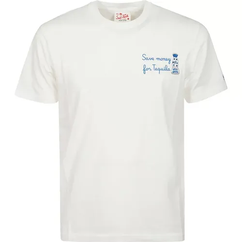 Cotton T-shirt Elevate Casual Style , male, Sizes: L, S, M - MC2 Saint Barth - Modalova