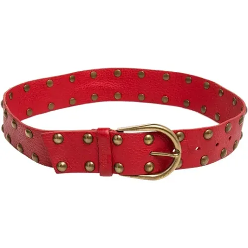 Pre-owned Leather belts , female, Sizes: ONE SIZE - Miu Miu Pre-owned - Modalova