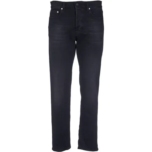 Schwarze Slim Fit Jeans Tokyo City , Herren, Größe: W32 - Haikure - Modalova