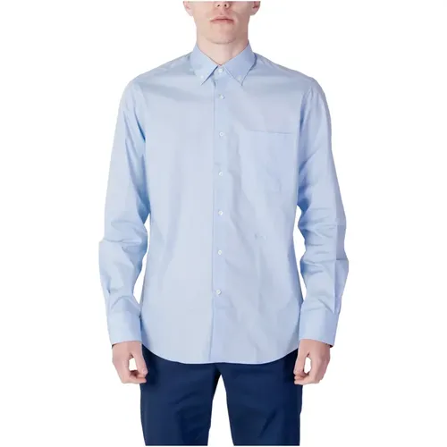 Casual Langarmhemd Frühling/Sommer Kollektion , Herren, Größe: 2XL - Alviero Martini 1a Classe - Modalova