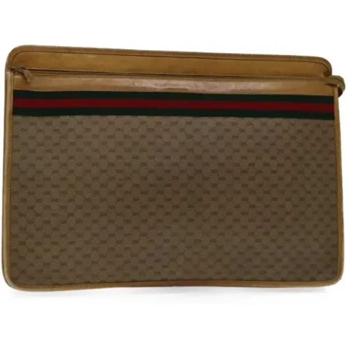 Pre-owned Canvas gucci-bags , female, Sizes: ONE SIZE - Gucci Vintage - Modalova