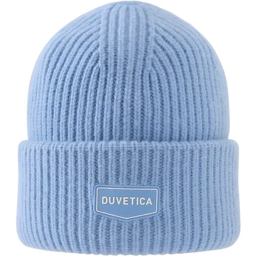 Hellblauer Unisex Hut Mütze , Damen, Größe: ONE Size - duvetica - Modalova
