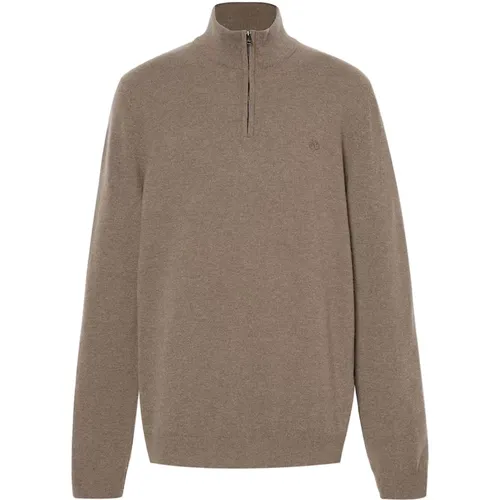 Brauner Reißverschluss Pullover Cohas Brook , Herren, Größe: S - Timberland - Modalova