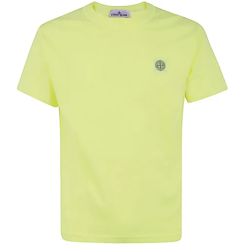 Fluorescent T-Shirt , male, Sizes: M, XL - Stone Island - Modalova