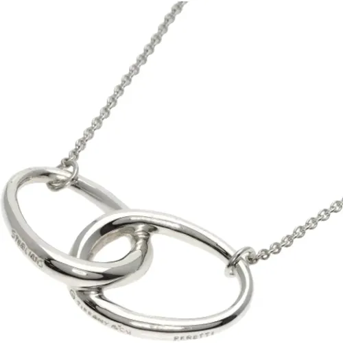 Pre-owned Silver necklaces , female, Sizes: ONE SIZE - Tiffany & Co. Pre-owned - Modalova