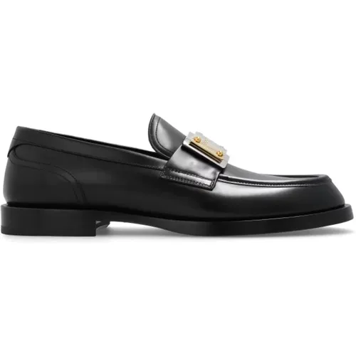 Leather loafers , male, Sizes: 5 UK, 6 1/2 UK, 7 UK, 7 1/2 UK, 6 UK, 11 UK, 9 1/2 UK, 5 1/2 UK, 9 UK, 8 UK - Dolce & Gabbana - Modalova