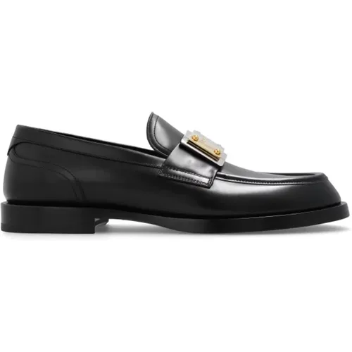 Leather loafers , male, Sizes: 7 UK, 6 UK, 11 UK, 5 1/2 UK, 9 UK, 8 UK - Dolce & Gabbana - Modalova