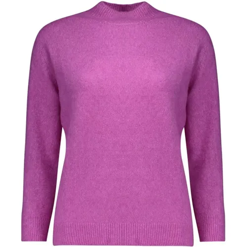 Kaschmir Rollkragen Sweatshirt für Damen , Damen, Größe: L - Roberto Collina - Modalova