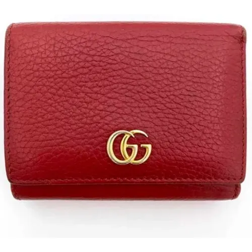 Pre-owned Leather wallets , female, Sizes: ONE SIZE - Gucci Vintage - Modalova