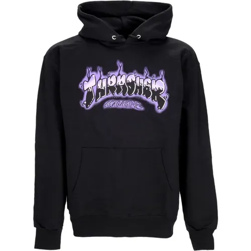 Airbrush Hoodie /Purple , male, Sizes: M, XL, L, S - Thrasher - Modalova