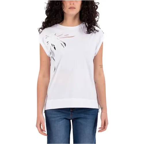 Damen Casual T-Shirt , Damen, Größe: 3XL - alpha industries - Modalova