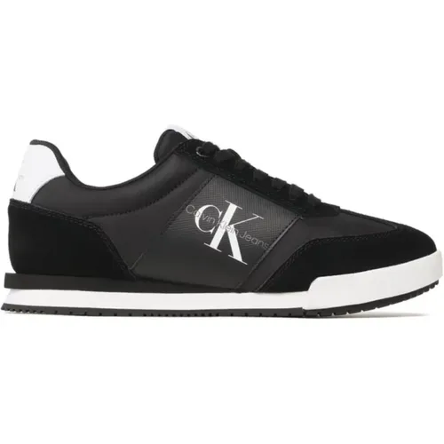 Suede Mono Sneaker , male, Sizes: 10 UK - Calvin Klein - Modalova