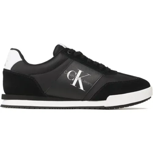 Suede Mono Sneaker , male, Sizes: 11 UK, 10 UK - Calvin Klein - Modalova