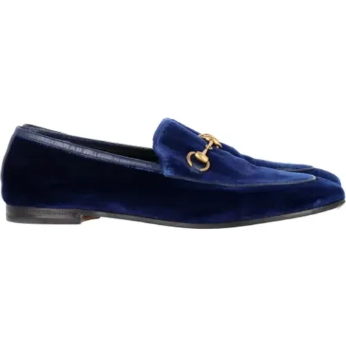 Pre-owned Velvet flats , female, Sizes: 5 1/2 UK - Gucci Vintage - Modalova