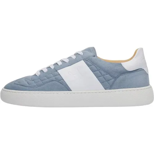 Suede Leather Low Top Sneakers - Leandro Lopes - Modalova