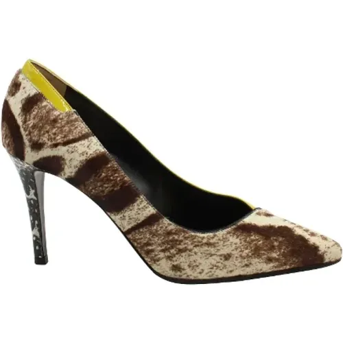 Pre-owned Suede heels , female, Sizes: 4 UK - Fendi Vintage - Modalova