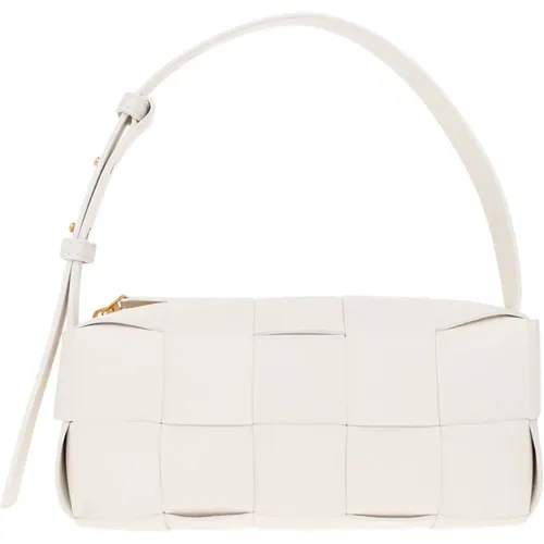 Brick Small shoulder bag , female, Sizes: ONE SIZE - Bottega Veneta - Modalova
