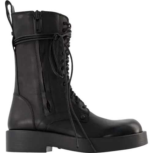 Leather Ankle Boots , female, Sizes: 3 UK - Ann Demeulemeester - Modalova