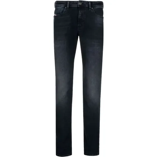 Dark Wash Low Rise Skinny Jeans , male, Sizes: W31, W30 - Diesel - Modalova