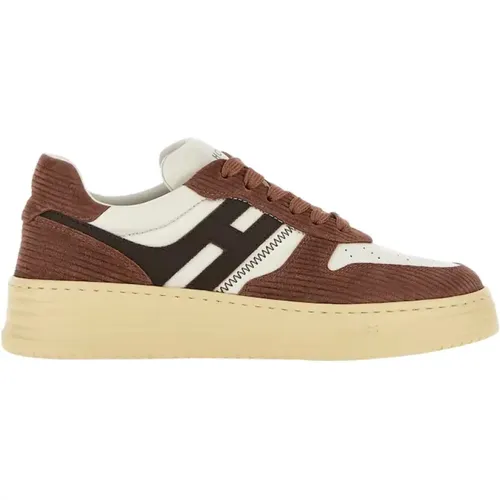 Braune Sneakers H630 , Damen, Größe: 37 1/2 EU - Hogan - Modalova