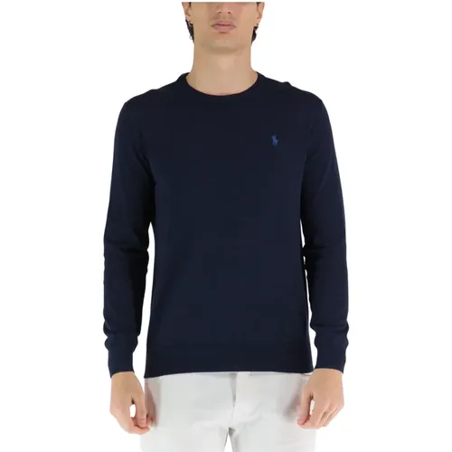 Cotton Sweatshirt with Roundeckline , male, Sizes: 2XL, L, S, XL - Polo Ralph Lauren - Modalova