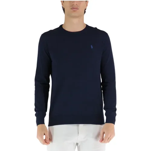 Cotton Sweatshirt with Roundeckline , male, Sizes: 2XL, M, L, S, XL - Polo Ralph Lauren - Modalova